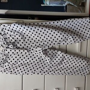 Polka Dot Flowy Pants